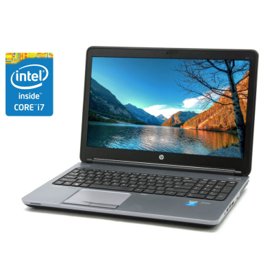 БУ Ноутбук Ноутбук HP ProBook 650 G1 / 15.6" (1920x1080) TN / Intel Core i7-4800MQ (4 (8) ядра по 2.7 - 3.7 GHz) / 8 GB DDR3 / 240 GB SSD / Intel HD Graphics 4600 /  WebCam / DVD-ROM / Win 10 Pro