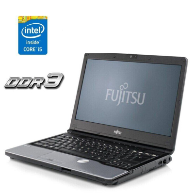 БУ Ноутбук Ноутбук Б-клас Fujitsu LifeBook S792 / 13.3" (1366x768) TN / Intel Core i5 - 3340M (2 (4) ядра по 2.7-3.4 GHz) / 4 GB DDR3 / 320 GB HDD / Intel HD Graphics 4000 / WebCam