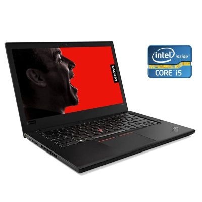 БУ Ноутбук Ультрабук Lenovo ThinkPad T480s / 14" (1920x1080) IPS / Intel Core i5-8250U (4 (8) ядра по 1.6 - 3.4 GHz) / 16 GB DDR4 / 240 GB SSD / Intel UHD Graphics 620 / WebCam