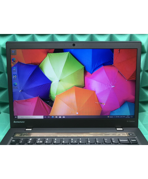 Ультрабук Б-клас Lenovo ThinkPad X1 Carbon (2nd Gen) / 14 (1600x900) TN / Intel Core i5 - 4300U (2 (4) ядра по 1.9-2.9 GHz) / 8 GB DDR3 / 128 GB SSD / Intel HD Graphics 4400 / WebCam / Fingerprint / HDMI / miniDP фото_3