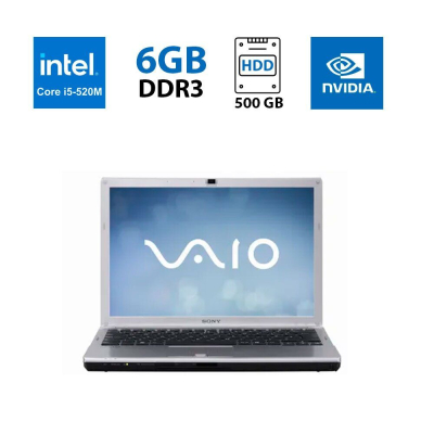 БУ Ноутбук Ноутбук Sony Vaio VPC-F11M1E / 15.6'' (1920x1080) TN / Intel Core i5-520M (2 (4) ядра по 2.4 - 2.93 GHz) / 6 GB DDR3 / 500 GB HDD / nVidia GeForce GT 310M, 1 GB DDR3, 128-bit / WebCam