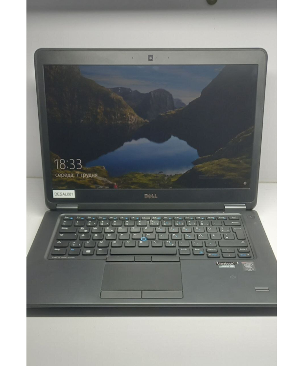 Ультрабук Dell Latitude E7450/ 14  (1920x1080) IPS / Intel Core i5-5300U (2 (4) ядра по 2.3 - 2.9 GHz) / 8 GB DDR3 / 240 GB SSD / Intel HD Graphics 5500 / WebCam  фото_1