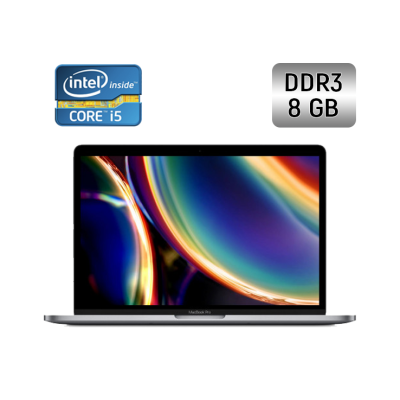 БУ Ноутбук Ультрабук Apple MacBook Pro 13 (2019) / 13.3" (2560x1600) IPS / Intel Core i5-8257U (4 (8) ядра по 1.4 - 3.9 GHz) / 8 GB DDR3 / 256 GB SSD / Intel Iris Plus Graphics 645 / WebCam / True Tone / Touch ID / Space Gray
