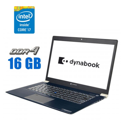 БУ Ноутбук Ультрабук Toshiba Dynabook Tecra X40-F / 14" (1920x1080) IPS Touch / Intel Core i7-8665U (4 (8) ядра по 1.9 - 4.8 GHz) / 16 GB DDR4 / 240 GB SSD / Intel UHD Graphics 620 / WebCam 