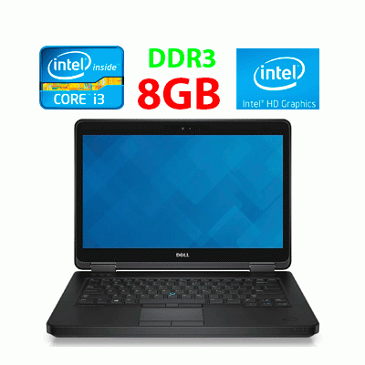 БУ Ноутбук Ноутбук Dell Latitude E5440 / 14" (1366x768) TN / Intel Core i3-4030U (2 (4) ядра по 1.9 GHz) / 8 GB DDR3 / 128 GB SSD / Intel HD Graphics 4400 / WebCam
