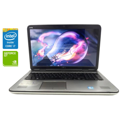 БУ Ноутбук Ноутбук Dell XPS L702X / 17.3" (1600x900) TN / Intel Core i7-2670QM (4 (8) ядра по 2.2 - 3.1 GHz) / 8 GB DDR3 / 240 GB SSD / nVidia GeForce GT 550M, 1 GB DDR3, 128-bit / WebCam / DVD-RW / Win 10 Pro