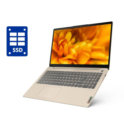 БУ Ноутбук Ноутбук Б-класс Lenovo IdeaPad 3 15IIL05 / 15.6" (1366x768) TN / Intel Core i3-1005G1 (2 (4) ядра по 1.2 - 3.4 GHz) / 8 GB DDR4 / 256 GB SSD / Intel UHD Graphics / WebCam / Win 10 Home