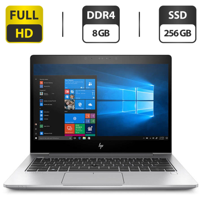 БУ Ноутбук Ультрабук Б-клас HP EliteBook 830 G5 / 13.3" (1920x1080) IPS / Intel Core i5-8350U (4 (8) ядра по 1.7-3.6 GHz) / 8 GB DDR4 / 256 GB SSD / Intel UHD Graphics / 620 WebCam / HDMI