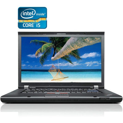 БУ Ноутбук Ноутбук Lenovo ThinkPad T520 / 15.6" (1600x900) TN / Intel Core i5-2450M (2 (4) ядра по 2.5-3.1 GHz) / 4 GB DDR3 / 320 GB HDD / Intel HD Graphics 3000 / WebCam / DisplayPort
