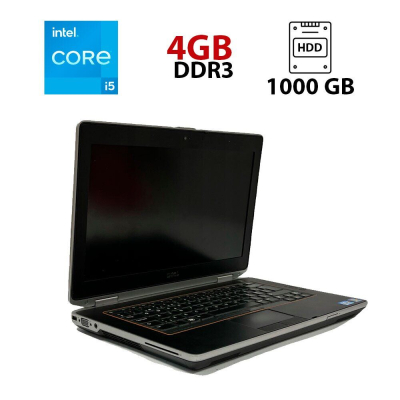 БУ Ноутбук Ноутбук Dell Latitude E6420 / 14" (1366x768) TN / Intel Core i5-2430M (2 (4) ядра по 2.4 - 3.0 GHz) / 4 GB DDR3 / 1000 GB HDD / Intel HD Graphics 3000 / No WebCam