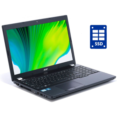 БУ Ноутбук Ноутбук Acer TravelMate 5760 / 15.6" (1366x768) TN / Intel Core i3-2310M (2 (4) ядра по 2.1 GHz) / 8 GB DDR3 / 240 GB SSD / Intel HD Graphics 3000 / WebCam / Win 10 Pro