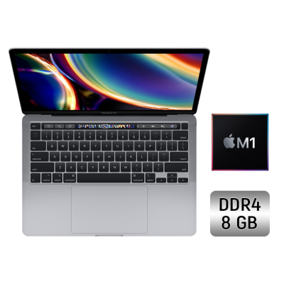 БУ Ноутбук Ультрабук Apple MacBook Air 13 (2020) / 13.3" (2560x1600) IPS / Apple M1 (8 ядер по 3.2 GHz) / 8 GB DDR4 / 256 GB SSD / Apple M1 Graphics / WebCam / True Tone / Touch ID / Space Gray
