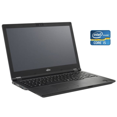 БУ Ноутбук Ноутбук Fujitsu LifeBook E558 / 15.6" (1920x1080) IPS / Intel Core i5-7200U (2 (4) ядра по 2.5 - 3.1 GHz) / 16 GB DDR4 / 480 GB SSD / Intel HD Graphics 620 / WebCam