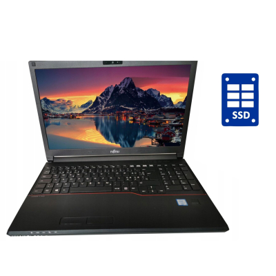 БУ Ноутбук Ноутбук Б-класс Fujitsu LifeBook E556 / 15.6" (1920x1080) IPS / Intel Core i3-6100U (2 (4) ядра по 2.3 GHz) / 8 GB DDR4 / 240 GB SSD / Intel HD Graphics 520 / WebCam / Win 10 Pro