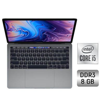 БУ Ноутбук Ультрабук Apple MacBook Air 13 (2019) / 13.3" (2560x1600) IPS / Intel Core i5-8210Y (2 (4) ядра по 1.6 - 3.6 GHz) / 8 GB DDR3 / 128 GB SSD / Intel UHD Graphics 617 / WebCam / True Tone / Touch ID / Space Gray