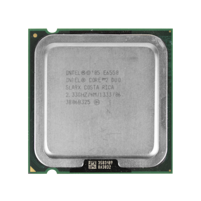 Процесор Intel® Core ™ 2 Duo E6550 (4 МБ кеш-пам'яті, тактова частота 2,33 ГГц, частота системної шини 1333 МГц)