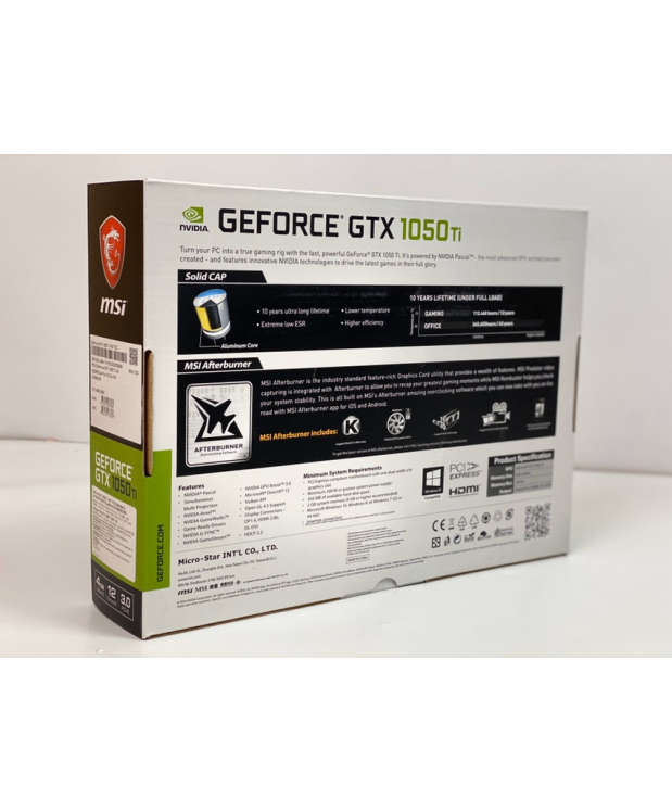 Відеокарта MSI GeForce GTX1050Ti 4096Mb фото_1