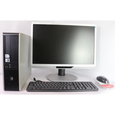Комплект  Системний блок HP Compaq dc7900 SFF Core 2Duo E7500 4GB RAM 80GB HDD + Монітор 22"
