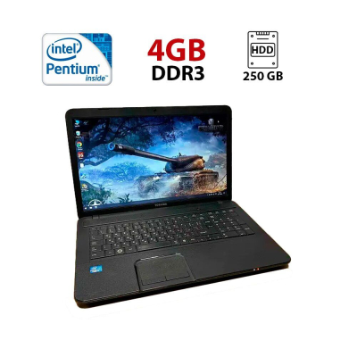 БУ Ноутбук Ноутбук Toshiba Satellite C870 / 17.3" (1600x900) TN / Intel Pentium B960 (2 ядра по 2.2 GHz) / 4 GB DDR3 / 250 GB HDD / Intel HD Graphics / WebCam