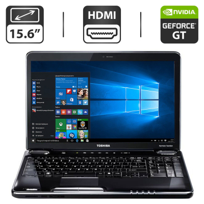 БУ Ноутбук Ноутбук Б-класс Toshiba Satellite A500 / 15.6" (1366x768) TN / Intel Core i3-330M (2 (4) ядра по 2.13 GHz) / 4 GB DDR3 / 500 GB HDD / nVidia GeForce GT 330M, 512 MB GDDR3, 128-bit / WebCam / HDMI