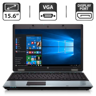 БУ Ноутбук Ноутбук Б-класс HP ProBook 6550b / 15.6" (1366x768) TN / Intel Core i5-450M (2 (4) ядра по 2.4 - 2.66 GHz) / 4 GB DDR3 / 500 GB HDD / Intel HD Graphics / WebCam / VGA