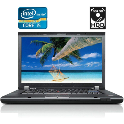 БУ Ноутбук Ноутбук Lenovo ThinkPad T520 / 15.6" (1366x768) TN / Intel Core i5-2520M (2 (4) ядра по 2.5 - 3.2 GHz) / 4 GB DDR3 / 500 Gb HDD / Intel HD Graphics 3000 / WebCam / DisplayPort