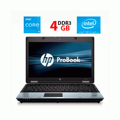 БУ Ноутбук Ноутбук Б-класс HP ProBook 6450b / 14" (1366x768) TN / Intel Core i5-450M (2 (4) ядра по 2.4 - 2.66 GHz) / 4 GB DDR3 / 240 GB SSD / Intel HD Graphics /  WebCam