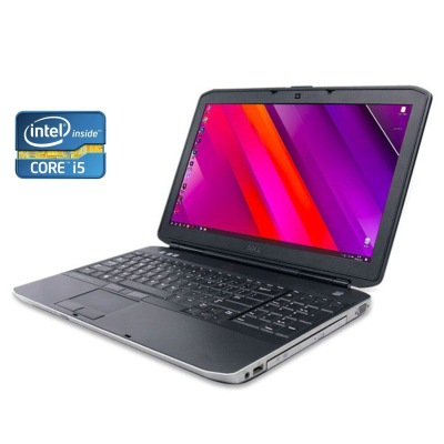 БУ Ноутбук Ноутбук Dell Latitude E5530 / 15.6" (1366x768) TN / Intel Core i5-3210M (2 (4) ядра по 2.5 - 3.1 GHz) / 4 GB DDR3 / 500 GB HDD / Intel HD Graphics 4000 / WebCam / DVD-RW