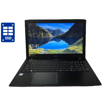 БУ Ноутбук Ноутбук Acer Aspire E5-576 / 15.6" (1920x1080) TN / Intel Core i3-8130U (2 (4) ядра по 2.2 - 3.4 GHz) / 8 GB DDR3 / 240 GB SSD / Intel UHD Graphics 620 / WebCam / Win 10 Pro
