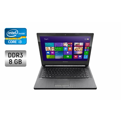 БУ Ноутбук Ноутбук Lenovo 80KY / 14" (1366x768) TN / Intel Core i3-4005U (2 (4) ядра по 1.7 GHz) / 8 GB DDR3 / 240 GB SSD / Intel HD Graphics 4400 / WebCam / HDMI