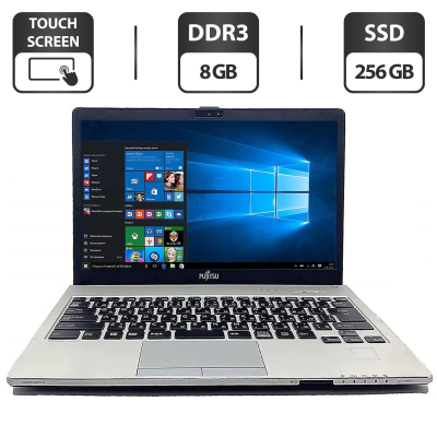 БУ Ноутбук Ультрабук Б-класс Fujitsu LifeBook S935 / 13.3" (1920x1080) IPS Touch / Intel Core i5-5300U (2 (4) ядра 2.3 - 2.9 GHz) / 8 GB DDR3 / 256 GB SSD / Intel HD Graphics 5500 / WebCam / VGA / Windows 10 Pro