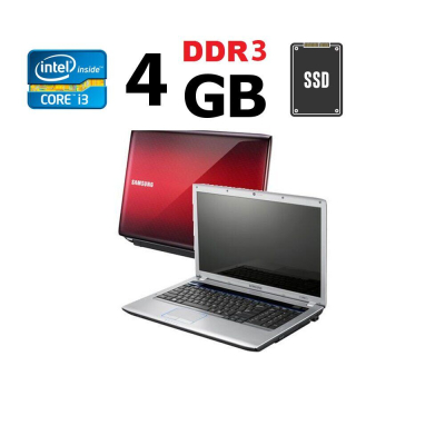 БУ Ноутбук Ноутбук Samsung E372 / 17.3" (1600x900) TN / Intel Core i3-370M (2 (4) ядра по 2.4 GHz) / 4 GB DDR3 / 128 GB SSD / Intel HD Graphics / WebCam